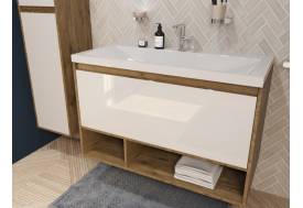 Тумба с раковиной Monaco Wood 900 1 ящик с нишей