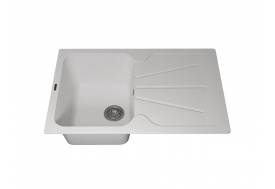 Кухонная мойка Uperwood Quartz UPD-04-01 белая матовая