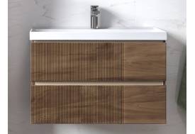 Тумба под раковину Mondi 800-0-2 Madera Classica Slim навесная акация темная