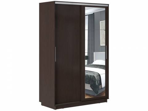 Шкаф-купе Зеркало 1200 Стоун венге