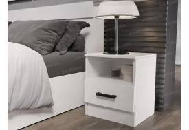 Тумба прикроватная Эко белый гладкий