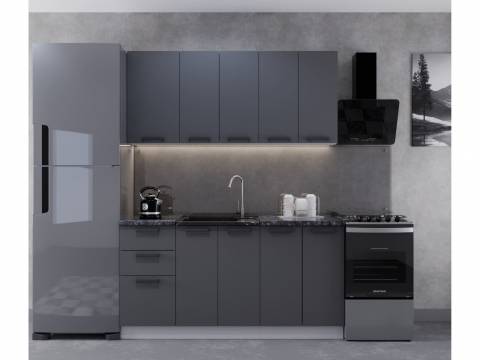 Кухня Фортуна 1600 мм Графит