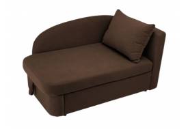 Диван 1050 правая ориентация коричневый