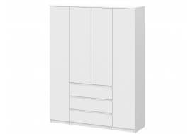 Шкаф четырехстворчатый Денвер Серия 2 Белый