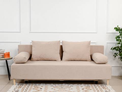 Диван Genry Велюр бежевый