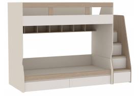 Кровать в сборе Каспер с приставной лестницей