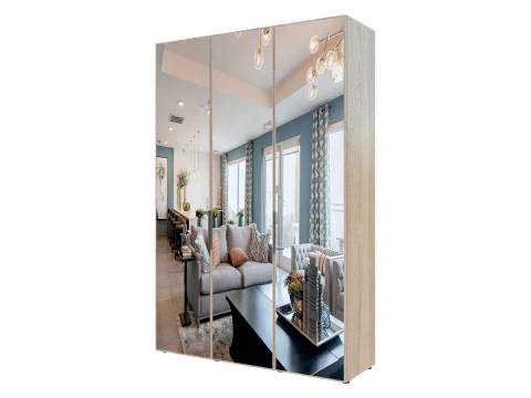 Шкаф Гранд ГШК/2-23-15-111 (двери тип 1) с тремя зеркалами