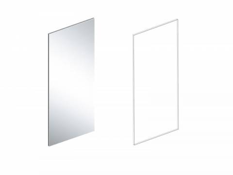 Зеркало Вита универсальное тёмно серый лофт