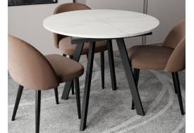 Стол обеденный Элип раздвижной ЛДСП Белый крафт