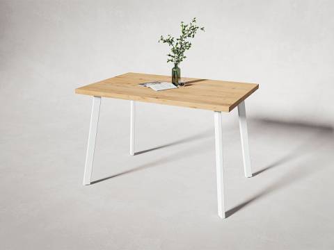 Стол нераздвижной Дублин 32 Крафт В2 дуб бурнатти/белый