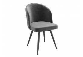 Стул Teddy-R серый/черный - 2 шт