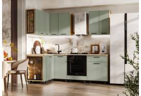 Кухня Оливия NEW 1,4*2,4 Кашемир, Дуб Крафт