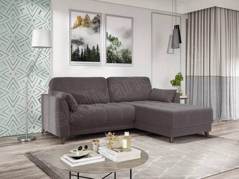 Угловой диван Скандинавия Newtone antracite