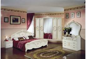 Спальный гарнитур Роза Беж (шкаф 6-ти дверный)