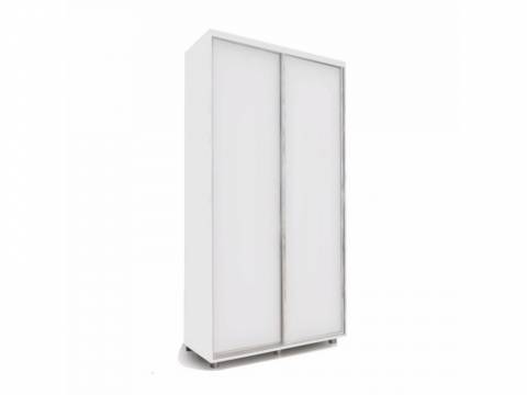 Шкаф-купе Удачный ОУ 14-6-00 белый двухдверный