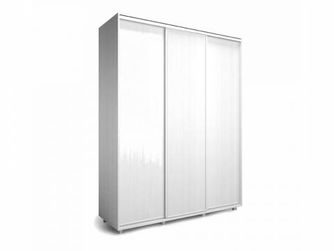 Шкаф-купе Удачный ОУ 24-6-000 белый трехдверный