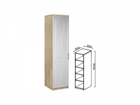 Шкаф-пенал 1 дверный 500 Юниор-7 ЮН-4