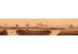 Фартук с фотопечатью Мельница у озера SP220