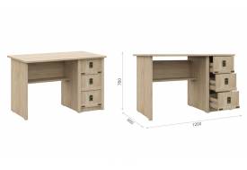 Стол письменный Валенсия 3 ящика