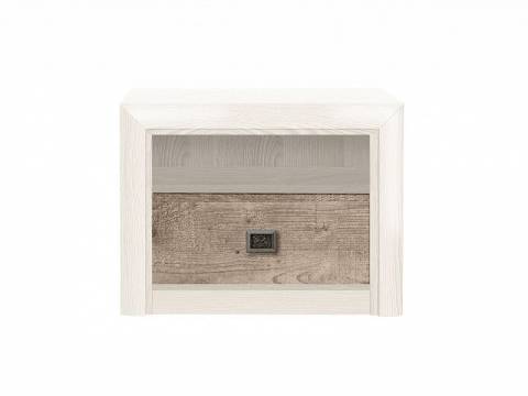 Тумба прикроватная КОМ 1S Коен Ясень Снежный