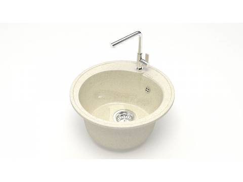 Мойка круглая Венди Z4Q2 бежевый