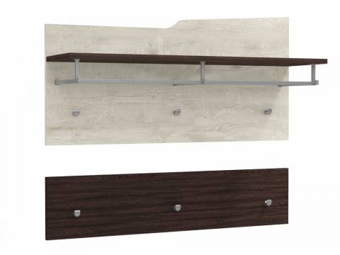 Вешалка 33.24 Лючия Бетон пайн белый